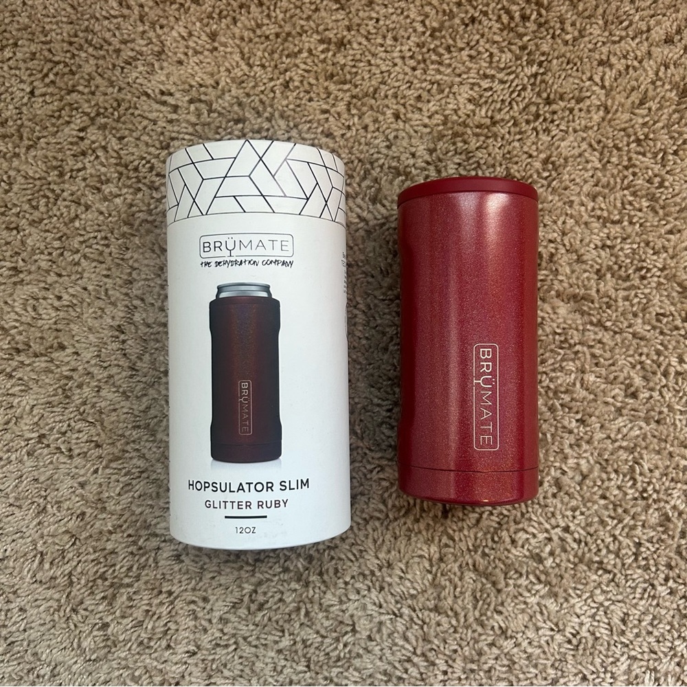 Brumate Glitter Ruby Hopsulator Slim